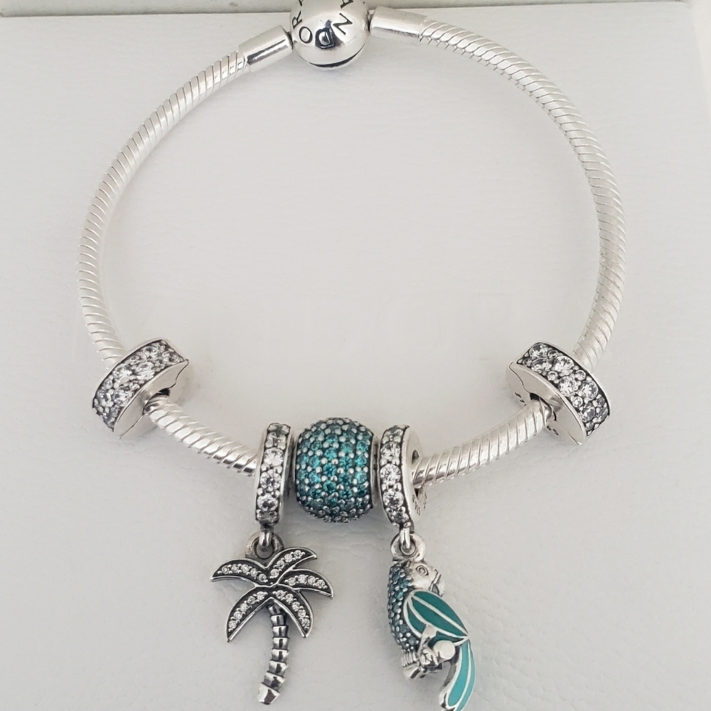 🏝 Authentic Pandora TROPICAL 6pc BRACELET SET